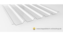 Lichtplatte PVC 35/207 für Dach und Wand Stärke 1,5 mm Breite 1,07 m glasklar-bläulich Lichtplatte PVC 35/207 für Dach und Wand Stärke 1,5 mm Breite 1,07 m glasklar-bläulich