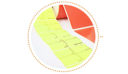 Papierhaftetiketten Papierhaftetiketten