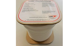 GORE® Flachdichtung DK 401 8 x 5,5mm 10 mtr-Spule 100% expandiertes PTFE (ePTFE) GORE® Flachdichtung DK 401 8 x 5,5mm 10 mtr-Spule 100% expandiertes PTFE (ePTFE)