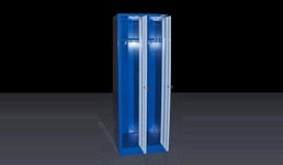 Garderobenschränke in Stahlblech lackiert Garderobenschränke in Stahlblech lackiert