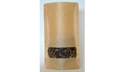 Standbodenbeutel / Standbeutel / Doypack - kraftbraun mit Fenster Standbodenbeutel / Standbeutel / Doypack - kraftbraun mit Fenster