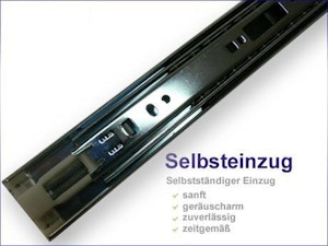 Vollauszüge mit Selbsteinzug bis 35 kg - HS 3513 Vollauszüge mit Selbsteinzug bis 35 kg - HS 3513