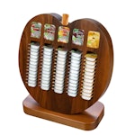 Holz-Display Bio-Portionen (Nuss) Holz-Display Bio-Portionen (Nuss)