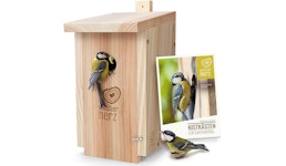 Vogel Nistkasten aus massivem Naturholz, komplett verschraubt Vogel Nistkasten aus massivem Naturholz, komplett verschraubt
