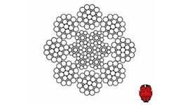 Drahtseil FLAMESHIELD 8 / Hubseil FLAMESHIELD 8 für Heißbetrieb Drahtseil FLAMESHIELD 8 / Hubseil FLAMESHIELD 8 für Heißbetrieb