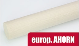 Handlauf aus Holz, rund, europäischer Ahorn Handlauf aus Holz, rund, europäischer Ahorn