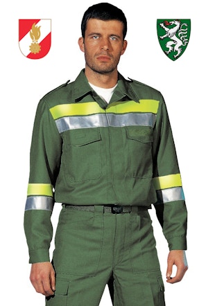 Einsatzbluse FIRESHIELD® grün Elite Einsatzbluse FIRESHIELD® grün Elite