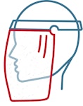 Folien für Gesichtsschutz Face Protection Spartech APET Folien für Gesichtsschutz Face Protection Spartech APET