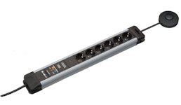 BACHMANN Steckdosenleiste 330.153 6-fach schwarz CONNECTUS BACHMANN Steckdosenleiste 330.153 6-fach schwarz CONNECTUS