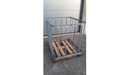 IBC GB 1000L Holzpalette Senkrecht Gitter IBC GB 1000L Holzpalette Senkrecht Gitter