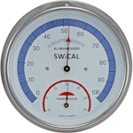 Thermo-Hygrometer  I Klimamesser mit synthetischem Fasern-Hygrometer (Durotherm)