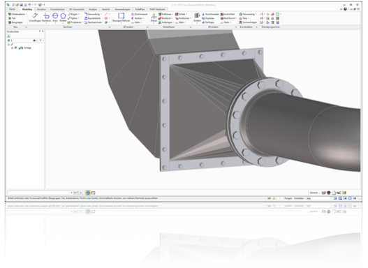 SolidPipe - 3D CAD Rohrleitungs- und Behälterbau für PTC Creo E/D Modeling
