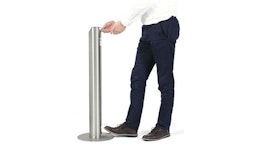 Desinfektion Säule Edelstahl Desinfektion Säule Edelstahl