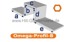 Hill Gipsformteil Omega-Profil Hill Gipsformteil Omega-Profil