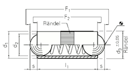 Arretierungen Federnde Druckstücke doppelseitig Arretierungen Federnde Druckstücke doppelseitig