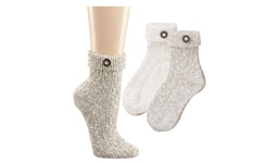 Umschlag-Socken mit Trachtenknopf Umschlag-Socken mit Trachtenknopf