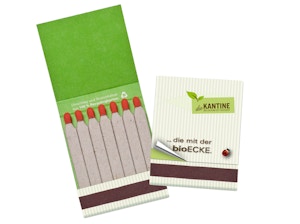 ÖKO, Streichhölzer, Zündhölzer, Zahnstocher, Kleinverpackungen ÖKO, Streichhölzer, Zündhölzer, Zahnstocher, Kleinverpackungen